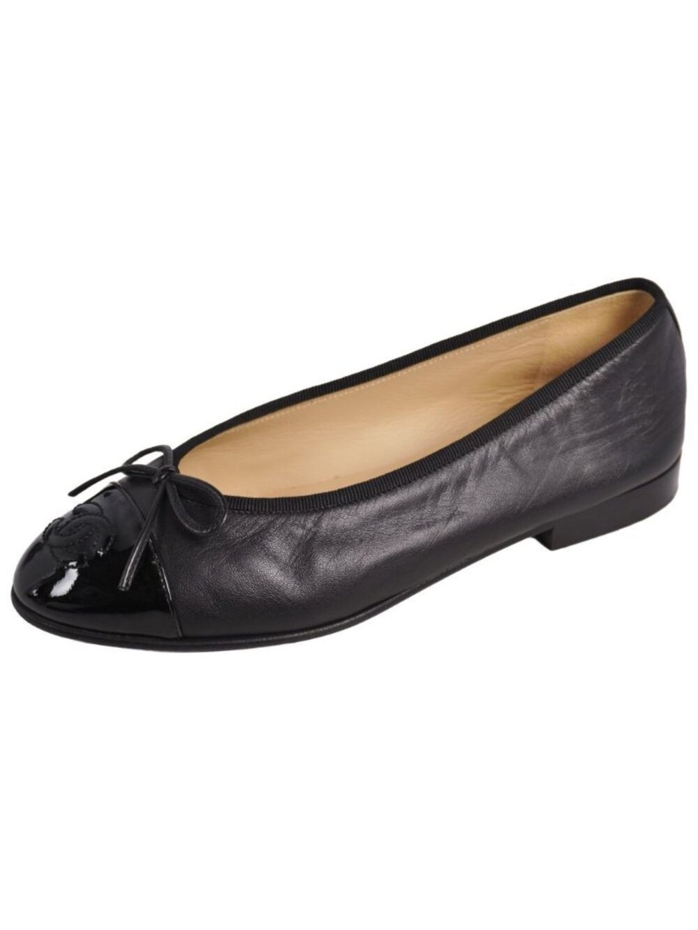 Chanel Pumps Ballerina Ribbon Cocoma Flat